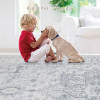Washable Rugs 6x9 Area Rugs for Living Room,Bedroom,Dining Room,Playroom - Image 5