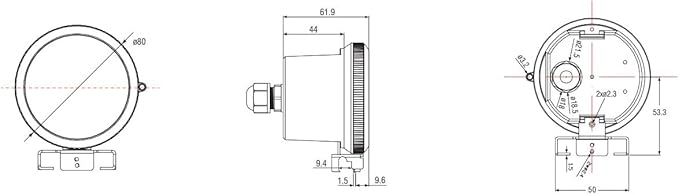 RuggedGrade Motion Sensor for Warehouse LED Lights - Attaches to Linear Fixtures - Orion II Series - Premium 5.8GHz Microwave Sensor - Commercial LED Lighting Accessory - Certified UL