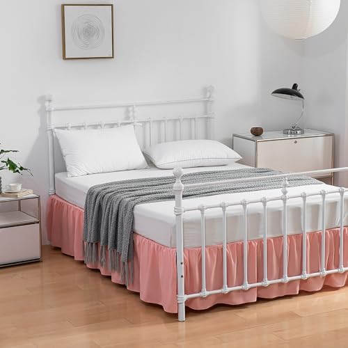 Bed Skirt Twin Size Ruffled Bed Skirts with Split Corners - Image 5