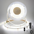 Pandery COB LED Strip,LED Strip Lights 3M/9.84ft,Touch Dimmable LED Strips,CRI90+,6000K Natural White cob led,1600LEDs,24V LED Tape Lights,Indoor for Bedroom, Kitchen, TV, Mirror,Cabinet