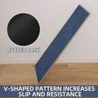 Kitchen Mats Set of 2 PCS for Floor, Washable Non Slip Rugs, Dark Blue - Image 4