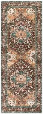Yamaziot Washable Runner Rug, 2x6 Non-Slip Boho Vintage Hallway Kitchen Rug - Image 2