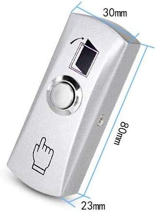 MENGQI-CONTROL TCP/IP 2 Doors Access Control System Kits Metal Push Release Button Electromagnetic Lock RFID Keypad Reader Power Supply Box Cards/Key fobs (Phone APP remotely Open Door)