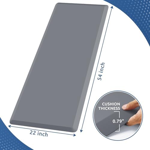 0.8" Thick Kitchen Mat Cushioned Anti Fatigue Rug Comfort Floor Mats - Image 2