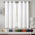 MIULEE Blackout Curtains for Bedroom 2 Panels 40 x 54 Inch Long Pure White by MIULEE