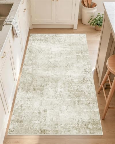 OLANLY 2x4 Washable Accent Rug Non Slip Carpet for Entryway Kitchen Bedside by OLANLY