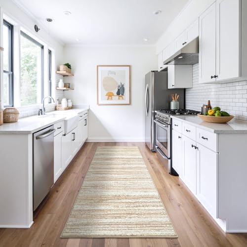 Chicrug 3x8 Beige Washable Runner Rug Hallway Kitchen Entryway Non Slip - Image 4