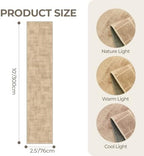 2'6''x10' Runner Rug Non Slip,Washable Kitchen Rugs,Brown - Image 2