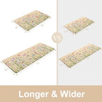 KIMODE Anti Fatigue Kitchen Mats, Brown Farmhouse Kitchen Rugs Sets of 2 - Image 3