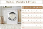 8x10 Washable Area Rugs for Living Room,Bedroom,Dining Room- Neutral Beige - Image 7