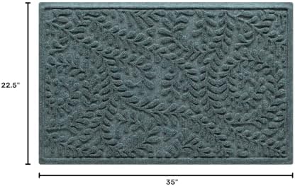 WaterHog Boxwood Front Door Mat Indoor Outdoor Entrance, All-Weather Mats - Image 2