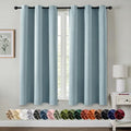 MIULEE Blackout Curtains for Bedroom 2 Panels 40 x 54 Inch Long Slate Blue by MIULEE