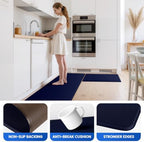 KitchenClouds Kitchen Mats for Floor,3PCS Cushioned Soft Kitchen Rugs - Image 4