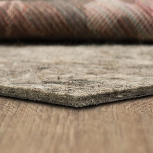Mohawk Home Non Slip Rug Pad 2' 6" x 9' 6" - 1/2" Thick Felt + Latex Rubber Gripper - Dual Surface Cushion for Hardwood, Carpet, Tile Floors, Made in USA by MohawkHome