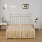 Bed Skirt Queen Size Ruffled Bed Skirts with Split Corners - Image 3