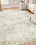 OLANLY 4x6 Washable Area Rug, Soft Non Slip Carpet for Bedroom Living Room by OLANLY