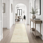 2x6 Washable Runner Rug：Modern Abstract Kitchen Soft Carpet Beige - Image 5