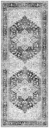 Yamaziot Washable Runner Rug, 2x6 Non-Slip Boho Vintage Hallway Kitchen Rug - Image 2