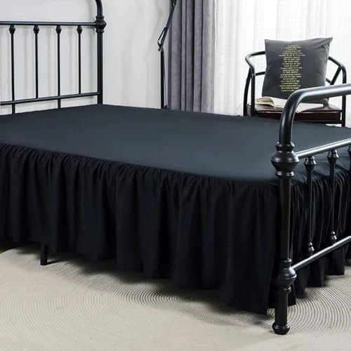 Bed Skirt Full Size Ruffled Bed Skirt with Split Corners - Image 3