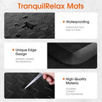 TranquilRelax 4/5 Inch Cushioned Anti Fatigue Kitchen Mats for Floor, Black - Image 3