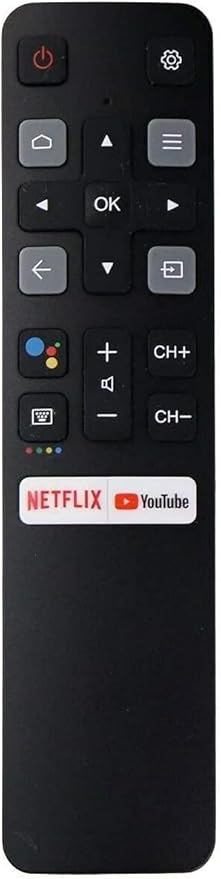 New OEM Replacement Remote RC802V FNR1 fit for TCL TV 40S334 50S434 55S434 75S434 40S330 70S430 32S334 55S435 50S435 43S43432S6500A 65P8S 65P8 55P8S 49S6800FS 49S6800 32S6500S 32S6800S 32S6510S 32A325
