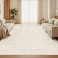 5x7 Area Rugs for Living Room,Large Washable Rug,Beige by Restydon