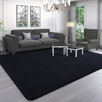 AROGAN 6x9 Area Rugs for Living Room Non Slip Dorm Bedroom Rug, Black - Image 5
