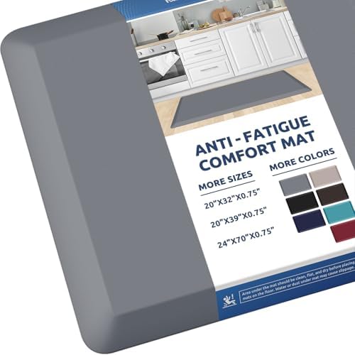 0.8" Thick Kitchen Mat Cushioned Anti Fatigue Rug Comfort Floor Mats by KitchenClouds