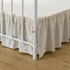 Bed Skirt Twin Size Ruffled Bed Skirts with Split Corners by xuandian