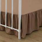 Bed Skirt Full Size Ruffled Bed Skirts with Split Corners by xuandian