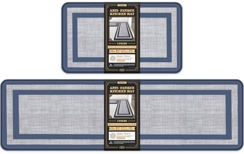 Mattitude Kitchen Mats Set of 2,Cushioned Anti-Fatigue Non-Skid Rug Sets by Mattitude