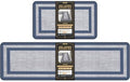 Mattitude Kitchen Mats Set of 2,Cushioned Anti-Fatigue Non-Skid Rug Sets by Mattitude
