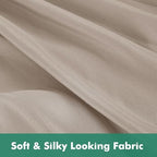 Wrap Around Queen Size Bed Skirt Split Corner 17" Drop-Elastic Dust Ruffle - Image 7