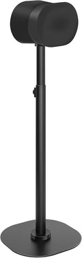 Haturi Speaker Stand Single for Sonos ERA 300 & 100, Height Adjustable 22”–42” Floor Stand with Cable Management Heavy Duty Metal Construction Non Slip Base for Living Room Bedroom Office