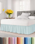 CGK Wrap Around Bed Skirt - College Dorm Room - 15" Inch, Twin/Twin XL by CGKUnlimited