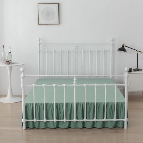 Bed Skirt Full Size Ruffled Bed Skirt with Split Corners - Image 4