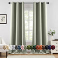 MIULEE Blackout Curtains for Bedroom 2 Panels 40 x 90 Inch Long Sage Green by MIULEE