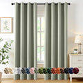 MIULEE Blackout Curtains for Bedroom 2 Panels 50 x 84 Inch Long Sage Green by MIULEE
