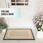OLANLY Front Door Mat Outside 29.5x17, All-Season Heavy-Duty Rubber Doormat - Image 2