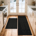 COSY HOMEER Kitchen Rugs Sets of 2 Non-Slip Washable,60x24Inch/35X24Inch by COSYHOMEER