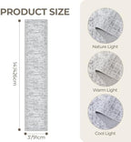 3x14 Runner Rug Non Slip,Washable Hallway Runner Rug,Grey - Image 2