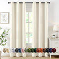 MIULEE Blackout Curtains for Bedroom 2 Panels 40 x 84 Inch Long Birch by MIULEE