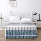 Bed Skirt Queen Size Ruffled Bed Skirt with Split Corners - Image 7