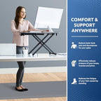 0.8" Thick Kitchen Mat Cushioned Anti Fatigue Rug Comfort Floor Mats - Image 4