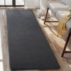 AROGAN Small Area Rugs for Bedroom, 2×4 Non Slip Runner Rug, Black - Image 5