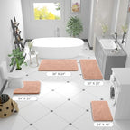 OLANLY Large Bathroom Rugs 50x30, Extra Soft Absorbent Chenille Bath Rugs - Image 2