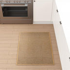 SUMLANS Kitchen Mat for Floor, Washable Non Slip Rugs, Brown by SUMLANS