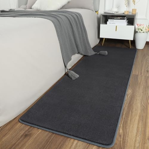 AROGAN 2x8 Runner Rug for Hallway, Long Runner Rugs Non Slip, Dark Grey - Image 4