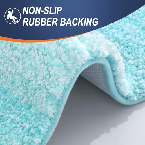 OLANLY Large Bathroom Rugs 50x30, Extra Soft Absorbent Microfiber Bath Rugs - Image 5