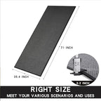 SUMLANS Kitchen Mat for Floor, Washable Non Slip Rug, Black - Image 2
